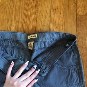 mudd grey cargo pants.